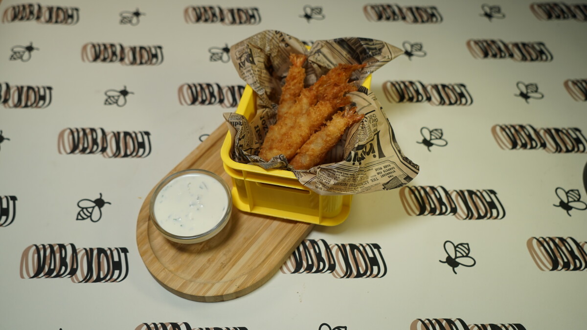 Crunchy prawns